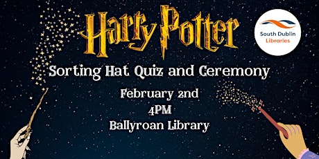 Harry Potter Book Night: Sorting Hat Questionnaire and Ceremony tickets