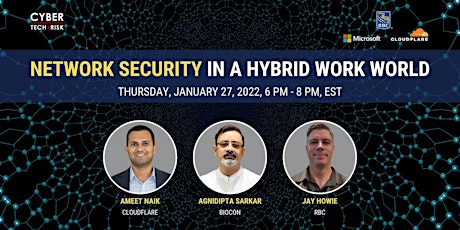 Cyber Tech & Risk - Network Security in a Hybrid Work World entradas