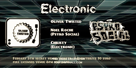 Electronic secret party tickets