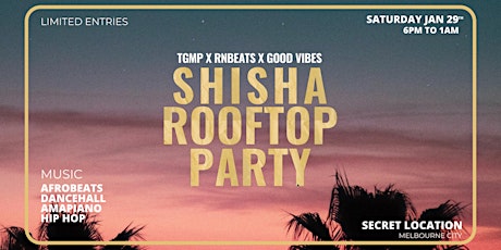 RnBeats - Shisha Rooftop Party tickets