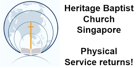 Heritage Baptist Church Sunday 9.30am Vaccinated Service - 30th Jan 2022 tickets