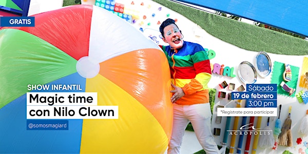 Show Infantil  Magic Time con Nilo Clown