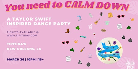 "You Need To Calm Down," A Taylor Swift Inspired Dance Party primary image