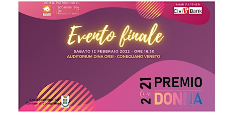 EVENTO FINALE  PREMIO DONNA 2021 tickets