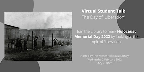 Virtual Student Talk: The Day of 'Liberation' tickets