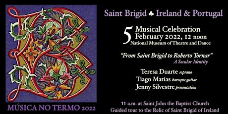 St. Brigid, Ireland and Portugal: A Musical Celebration bilhetes