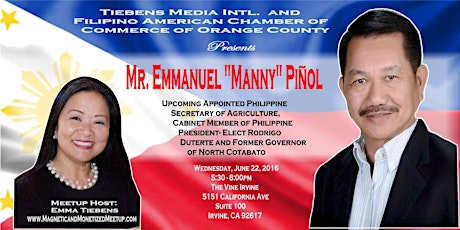 Meet Philippines Secretary of Agriculture, Mr. Emmanuel "Manny" Piñol primary image