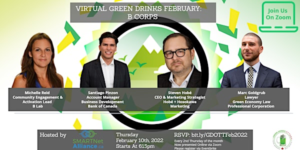 Virtual Green Drinks February 2022 - B Corps