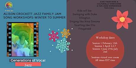 Alison Crockett Jazz Family Jam Song Workshops-All ages tickets