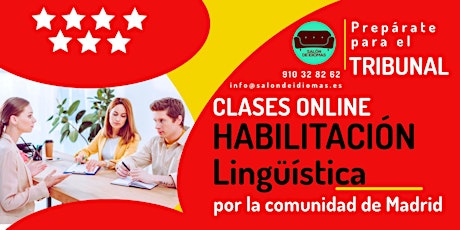 Imagen principal de Habilitación lingüística por la comunidad de Madrid - CLASES ONLINE