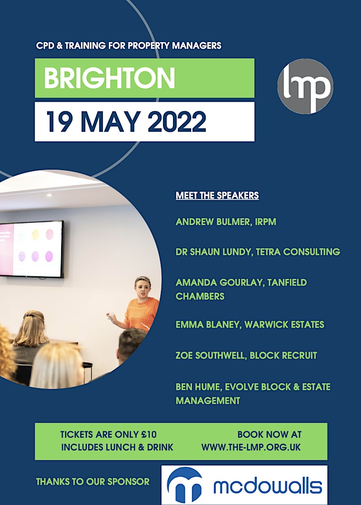 LMP Regional Event - Brighton 19th May 2022 image