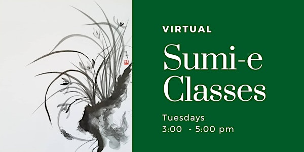Virtual February Sumi-e Classes (Tuesdays)