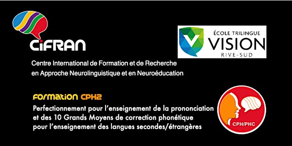 CPH2 - Québec - Optimiser la prononciation en langue seconde / étrangère