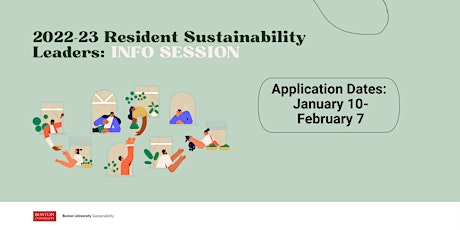 Information Session: Resident Sustainability Leaders tickets