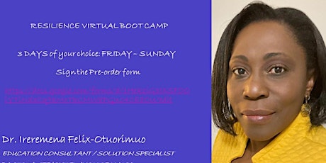 VIRTUAL RESILIENCE BOOT CAMP tickets