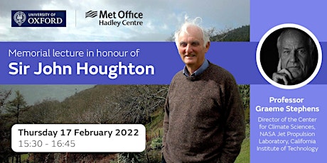 Memorial lecture in honour of Sir John Houghton: Professor Graeme Stephens tickets