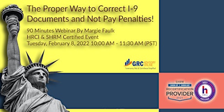 The Proper Way to Correct I9 Documents and Not Pay Penalties! tickets