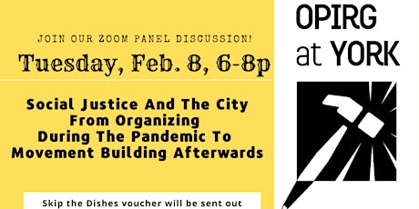 SOCIAL JUSTICE AND THE CITY: FROM ORGANIZING TO MOVEMENT BUILDING tickets
