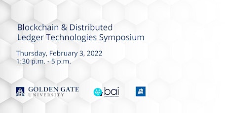 Blockchain & Distributed Ledger Technologies (DLT) Symposium tickets