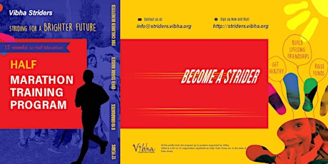Vibha Striders Half Marathon Training Program 2022 primary image