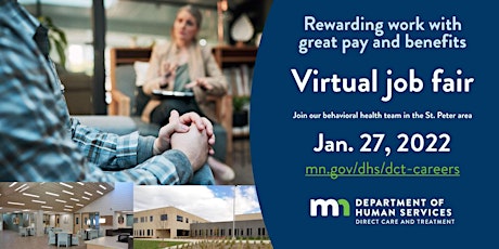 MN DHS Direct Care and Treatment - St Peter/Southeastern Virtual Job Fair tickets