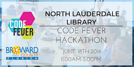 North Lauderdale Library Code Fever Hackathon primary image