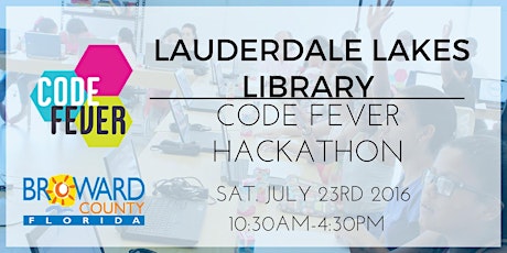 Lauderdale Lakes Library Code Fever Hackathon primary image