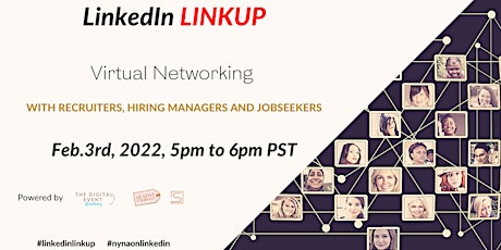 Primaire afbeelding van Hire and Get Hired Virtual Networking - A LinkedIn LINKUP Event