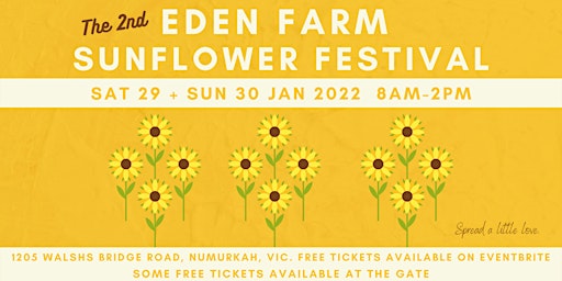 Eden Farm Sunflower Festival (Saturday) primary image