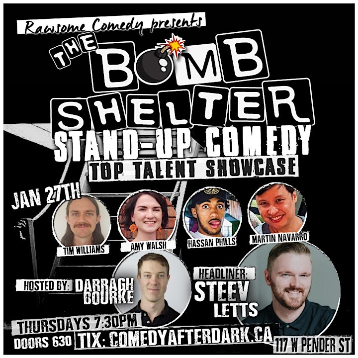
		The Bomb Shelter Top Talent Showcase| Live Stand up Comedy image

