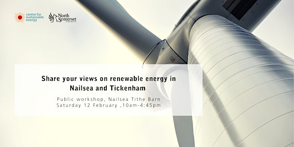 Have your say - generating more renewable energy in Nailsea and Tickenham?