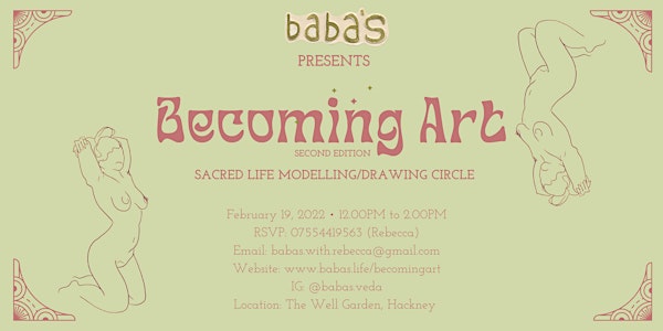 Becoming Art - Sacred Life Modelling/Drawing Circle