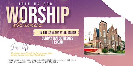 Sunday Worship Service tickets