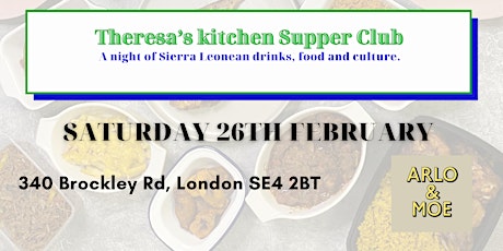 Theresa's Kitchen Supper Club tickets