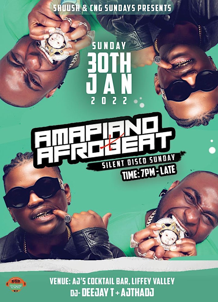 CnG Sunday's 30th JANUARY 2022 "Amapiano n Afrobeat Silent Disco" image