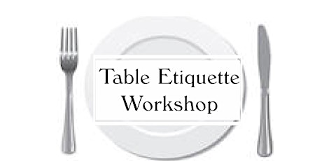 Elbows Off The Table! A Table Manners Workshop for Girls and Boys primary image