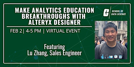 SDS Wednesday Seminar: Alteryx: Make Analytics Education Breakthroughs tickets