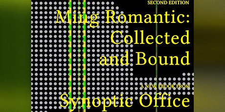 Ming Romantic book launch: Synoptic Office in conversation with Chris Wu entradas
