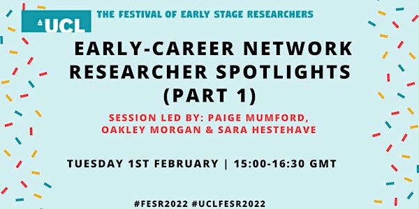 FESR2022: Early-Career Network Researcher Spotlights (Part 1)