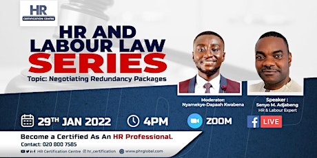 HR AND LABOUR LAW SERIES- NEGOTIATING REDUNDANCY PACKAGES tickets
