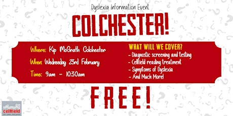 Cellfield Information Event - Colchester primary image
