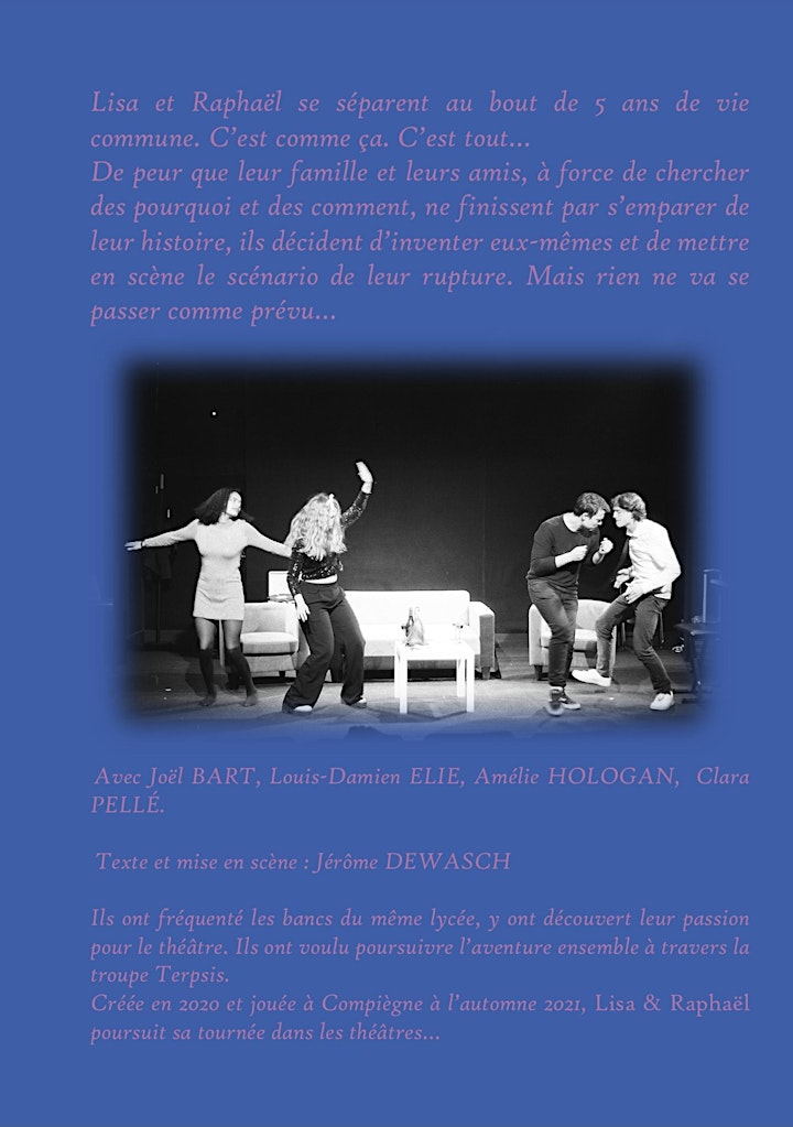 Image pour Théâtre - LISA & RAPHAËL - le Sa 05.02 à Villemomble 