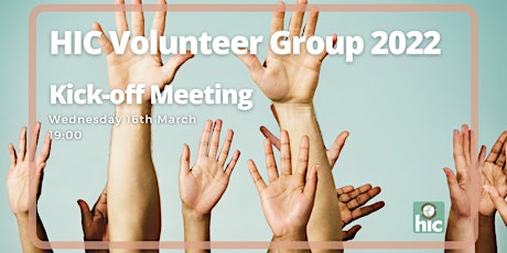 HIC Volunteer Group 2022: Kick-off Meeting tickets