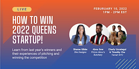 How to Win 2022 Queens StartUP! Competition tickets