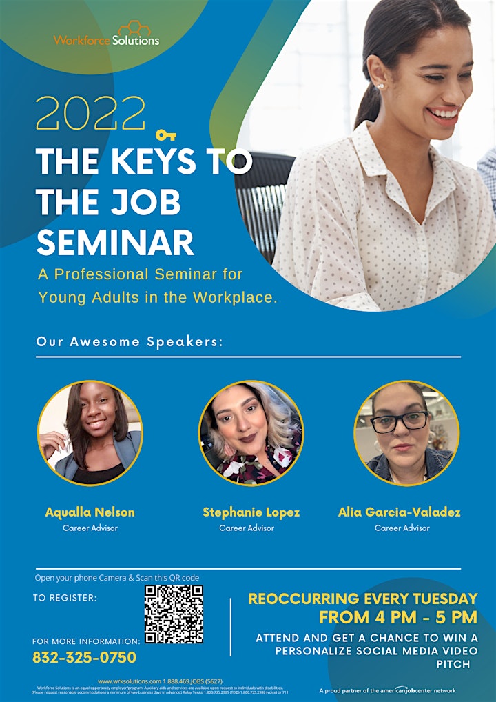 The Keys to Job Seminar image