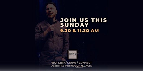 Hope Sunday Service / Sunday 30th January  2022 / 9.30 am tickets