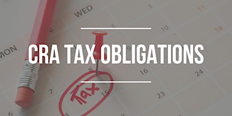 CRA Tax Obligations - Waterloo Session