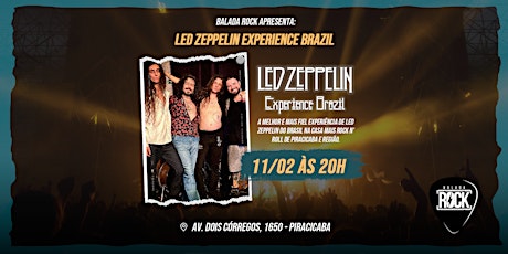 Balada Rock Apresenta: Led Zeppelin Experience Brazil ingressos