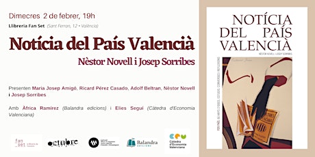 Presentació "Notícia  del País Valencià", de Nèstor Novell i Josep Sorribes entradas