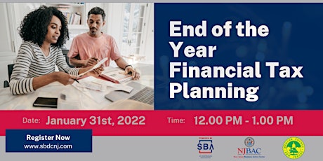 End of the Year Financial Tax Planning tickets